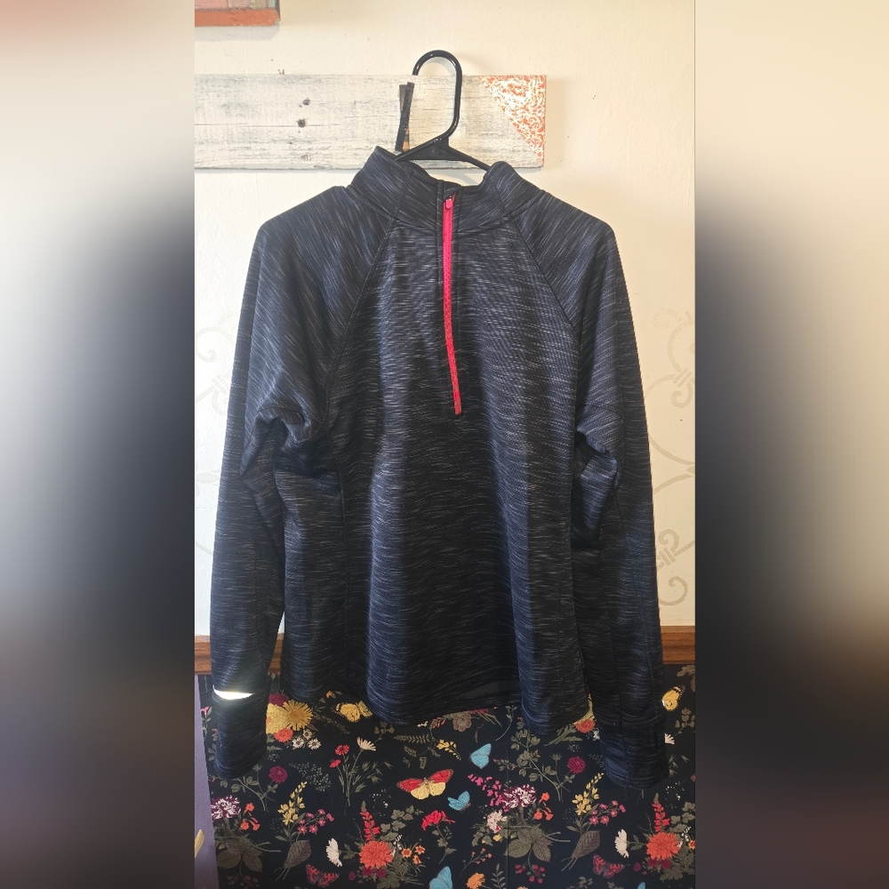Pony  half zip up warm athletic shirt
